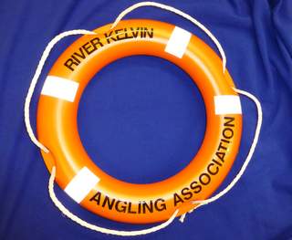 Lifebuoy with example Adhesive Lettering